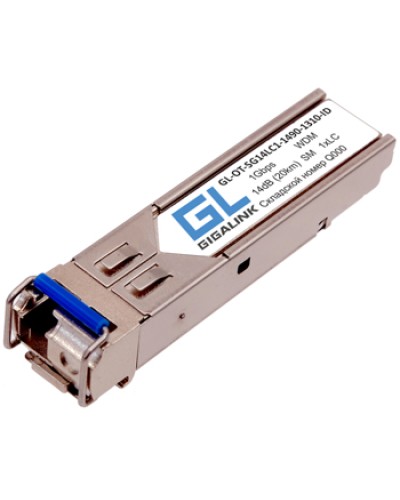 Модуль SFP Gigalink GL-OT-SG14LC2-1310-1310-I в Благовещенске Модули SFP/XFP/GBIC Pintop.ru