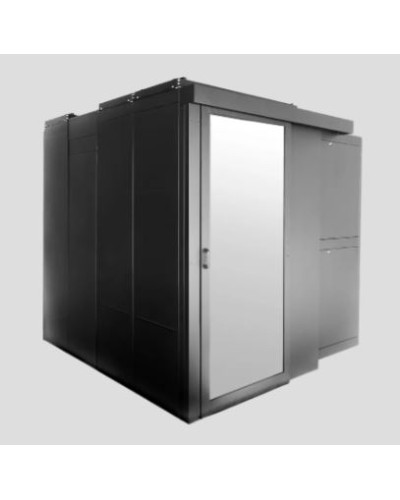 Дверь однорядного коридора поликарбонат сдвижная 48U для шкафов серии ШТК-СП-48.×.× ЦМО ЦОД-СП-Д1-48-9005 в Благовещенске Аксессуары для стоек и шкафов Pintop.ru