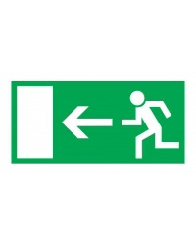 Знак эвакуационный Направление к эвакуационному выходу налево 100x300 (5шт/уп) REXANT 56-0025 в Благовещенске Дополнительное оборудование для ОПС Pintop.ru