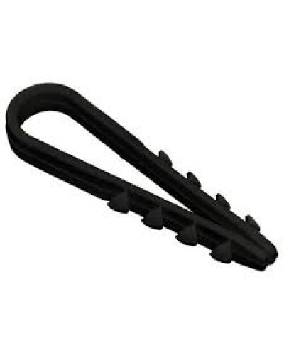 Дюбель-хомут 19-25 черный (100шт/уп) PROCONNECT 07-4523 в Благовещенске Стяжки-хомуты Pintop.ru