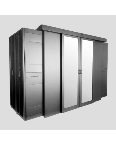 Двери двухрядного коридора поликарбонат сдвижные 42U для шкафов серии ШТК-СП-42.×.× ЦМО ЦОД-СП-Д2-42-9005 в Благовещенске Аксессуары для стоек и шкафов Pintop.ru