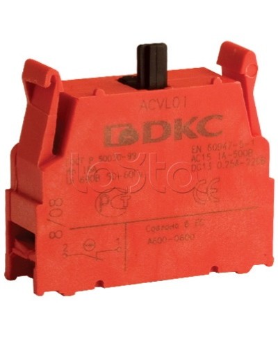Блок контактный с клеммными зажимами (нормально-разомкнутый) DKC ACVL02 в Благовещенске Клеммные колодки Pintop.ru