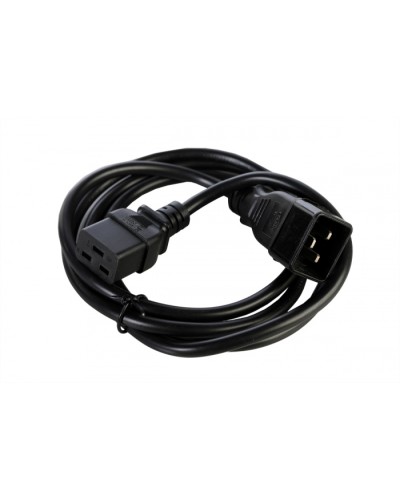Шнур питания с заземлением IEC 60320 C19/IEC 60320 C20, 16А/250В (3x1,5), длина 1,8 м Rem R-16-Cord-C19-C20-1.8 в Благовещенске Блоки розеток Pintop.ru