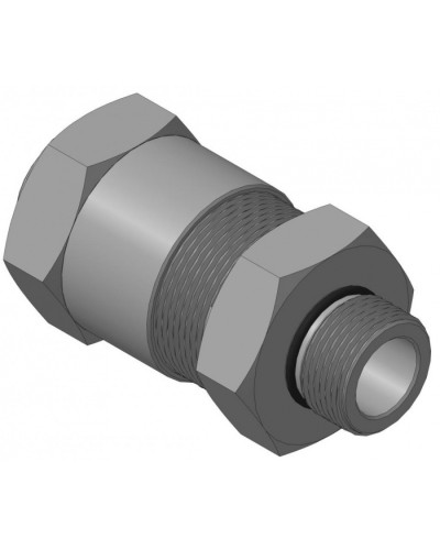 Кабельный ввод с резьбой G3/4 для прокладки кабеля в металлорукаве РЗ-ЦП-25, с уплотнением кабеля и проходным диаметром кабеля d=8-12 мм Спектрон КВМ-25/12-М-G3/4 в Благовещенске Аксессуары для кабель-канала Pintop.ru