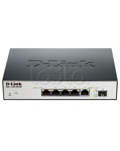 Коммутатор 6-портовый D-Link DGS-1100-06/ME/A1B в Благовещенске Коммутаторы Pintop.ru