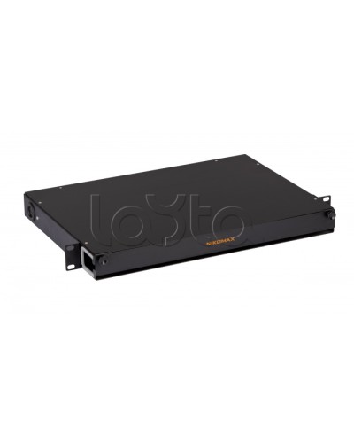 Органайзер оптический 19, 1U NIKOMAX NMC-OKFP-SL-1U-BK в Благовещенске Кабельные органайзеры Pintop.ru