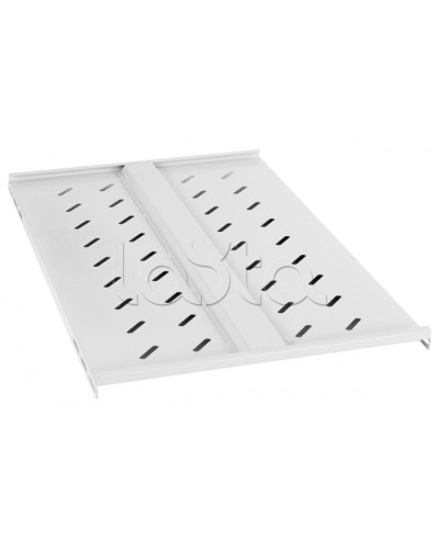 Полка перфорированная глубиной 700 мм для открытых стоек, усиленная до 100кг Cabeus RA-J018-FC-700-100KG в Благовещенске Полки для шкафов и стоек Pintop.ru