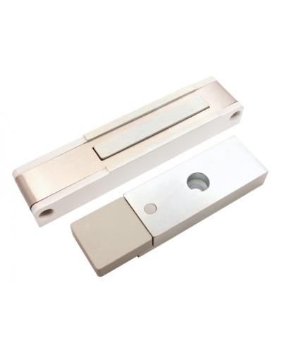 Электромагнитный замок с датчиком состояния двери ALeko ALM-150P (12В белый) в Благовещенске Электромагнитные замки Pintop.ru