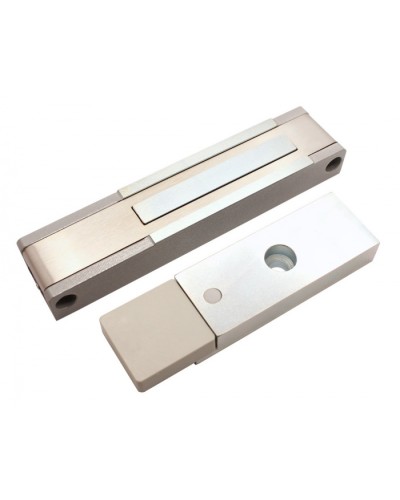 Электромагнитный замок с датчиком состояния двери ALeko ALM-150P (12В серый) в Благовещенске Электромагнитные замки Pintop.ru