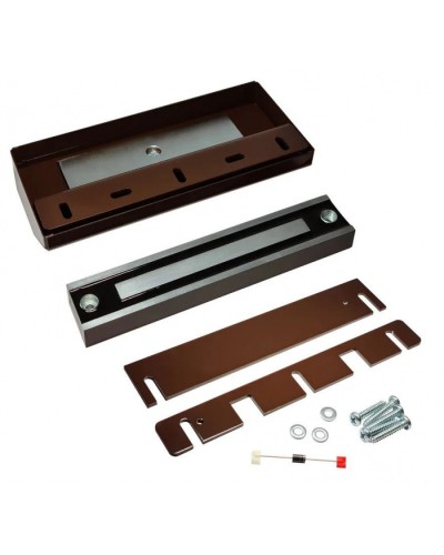 Электромагнитный замок влагозащищённый ALeko ALM-350FT (коричневый) в Благовещенске Электромагнитные замки Pintop.ru