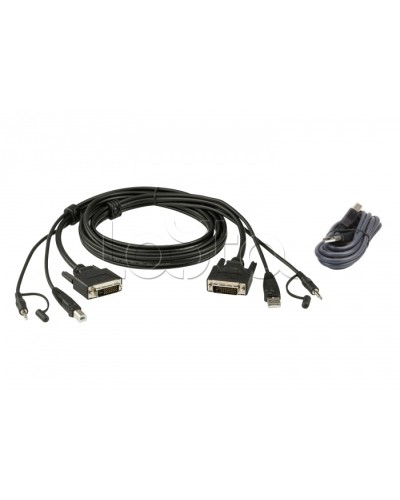 Комплект кабелей USB, DVI-D Dual Link для защищенного KVM-переключателя (3м) ATEN 2L-7D03UDX4 в Благовещенске Видеоусилители, Модуляторы, Делители Pintop.ru