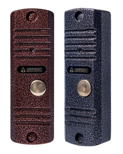 Панель вызывная накладная на 1 абонента Activision AVC-105 Panasonic (медь) в Благовещенске Вызывные аудиопанели малоабонентные Pintop.ru