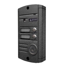 Видеопанель вызывная накладная цветная на 2 абонента Activision AVP-452 (PAL, антик)