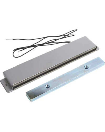 Замок электромагнитный миниатюрный Aler AL-80FU (24 В, белый) в Благовещенске Электромагнитные замки Pintop.ru