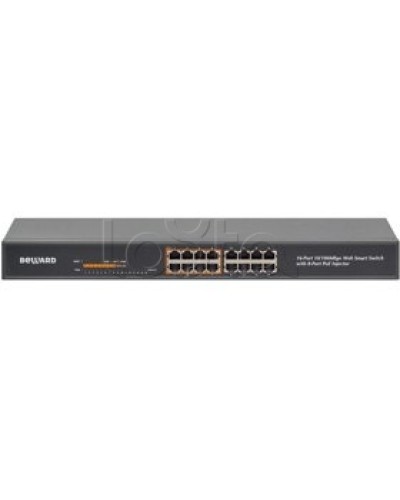Коммутатор PoE 16-портовый Beward STW-16P8 в Благовещенске Коммутаторы Pintop.ru
