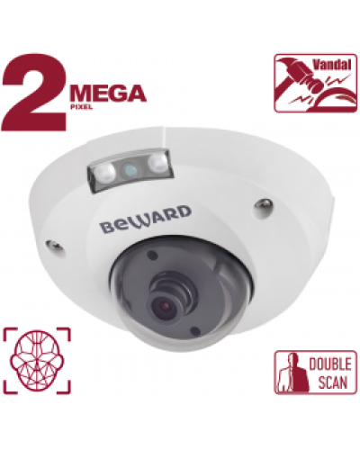 IP-камера видеонаблюдения антивандальная уличная купольная Beward B2530DMR в Благовещенске IP-камеры Pintop.ru