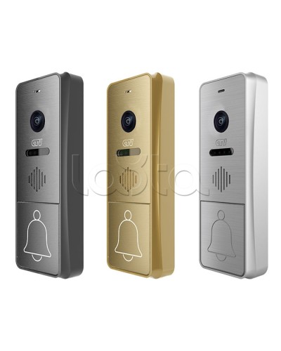 Панель вызывная CTV-D4004FHD (золото) в Благовещенске Вызывные видеопанели малоабонентные Pintop.ru