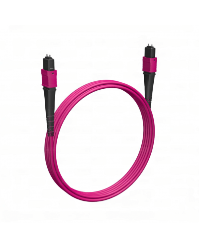 Кабельная сборка MPO(M) -MPO(M)-8 волокон 50/125 OM4, 1 m Cabeus (FOP-50-OM4-8-MPO(M)-8-MPO(M)-B-1m) в Благовещенске Кабельные сборки (оптические) Pintop.ru