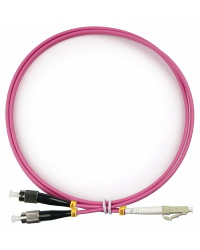 Шнур оптический duplex LC-FC 50/125 mm OM4 1,5м LSZH Cabeus FOP-50-OM4-LC-FC-1,5m в Благовещенске Патч-корды оптические Pintop.ru