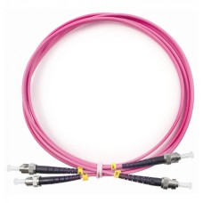 Шнур оптический duplex ST-ST 50/125 mm OM4 2м LSZH Cabeus FOP-50-OM4-ST-ST-2m