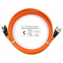 Шнур оптический duplex FC-FC 62,5/125 mm 20м LSZH Cabeus FOP-62-FC-FC-20m