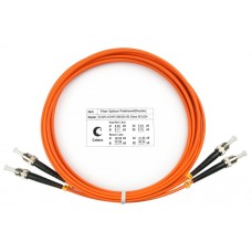 Шнур оптический duplex ST-ST 62,5/125 mm 3м LSZH Cabeus FOP-62-ST-ST-3m