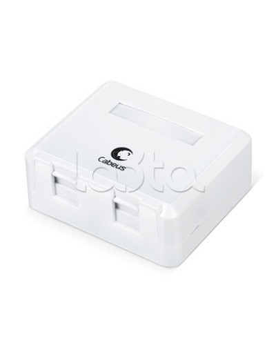 Корпус внешней настенной розетки на 2 Keystone Cabeus MB-2 в Благовещенске Аксессуары для стоек и шкафов Pintop.ru