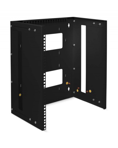 Кронштейн настенный 19 12U, цвет черный Cabeus NC-12U-BK в Благовещенске Аксессуары для стоек и шкафов Pintop.ru