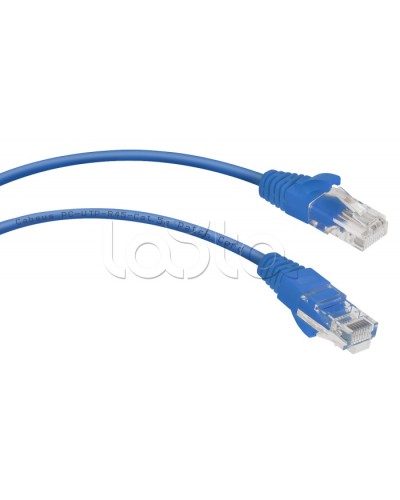 Патч-корд UTP, категория 5e, 0.15 м, неэкранированный, синий Cabeus PC-UTP-RJ45-Cat.5e-0.15m-BL в Благовещенске Патчкорды (медные) Pintop.ru