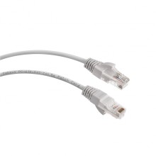 Патч-корд UTP, категория 5e, 3 м, LSZH, неэкранированный, серый Cabeus PC-UTP-RJ45-Cat.5e-3m-LSZH