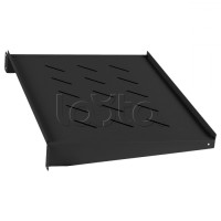 Полка 19" перфорированная консольная 2U глубина 315мм (цвет черный) Cabeus SH-J017-2U-315-BK