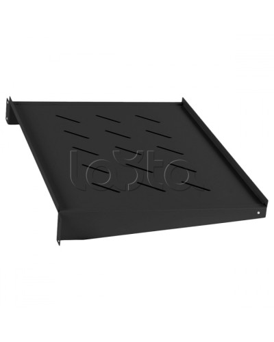 Полка 19 перфорированная консольная 2U глубина 315мм (цвет черный) Cabeus SH-J017-2U-315-BK в Благовещенске Полки для шкафов и стоек Pintop.ru