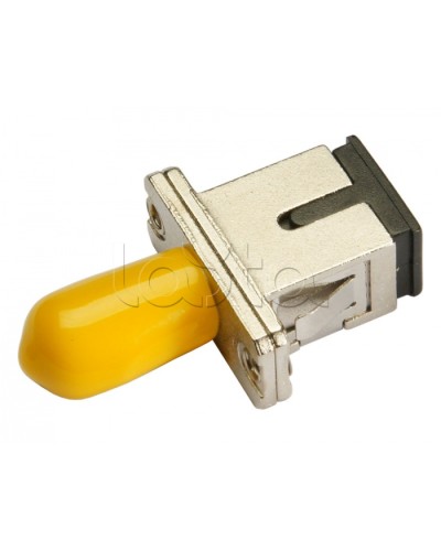 Соединитель проходной ST-SC, SM(для одномодового кабеля), simplex Cabeus ST-SC-SM в Благовещенске Проходные адаптеры и розетки оптические Pintop.ru