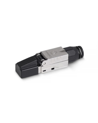 Коннектор с фиксатором кабеля и колпачком RJ-45(8P8C) под витую пару, кат. 6, Cabeus (8P8C-SH-C6-TWP-F) в Благовещенске Коннекторы и разъемы Pintop.ru