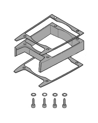 Удлинитель кожуха электродвигателя C-BXK, C-BXEK Came 119RICX043 в Благовещенске Запчасти для шлагбаумов и автоматики Pintop.ru