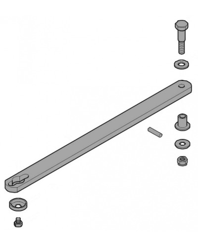 Рычаг прямой с креплением F7024N Came 119RID292 в Благовещенске Запчасти для шлагбаумов и автоматики Pintop.ru