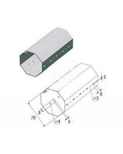 Выходной фланец G12000 Came 119RIG112 в Благовещенске Запчасти для шлагбаумов и автоматики Pintop.ru