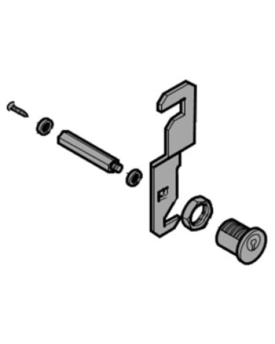 Замок дверцы G4040 Came 119RIG411 в Благовещенске Запчасти для шлагбаумов и автоматики Pintop.ru