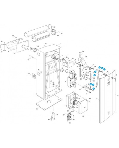 Трансформатор ZL37 Came 119RIR111 в Благовещенске Запчасти для шлагбаумов и автоматики Pintop.ru