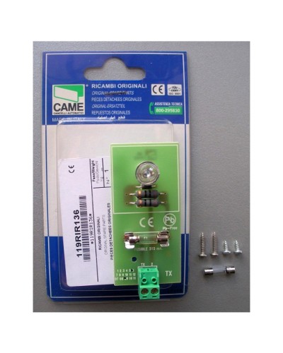 Плата TX DIR Came 119RIR136 в Благовещенске Запчасти для шлагбаумов и автоматики Pintop.ru