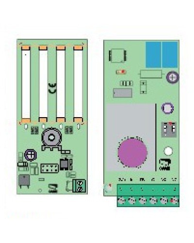 Плата RX DIW01 DBC01 Came 119RIR252 в Благовещенске Запчасти для шлагбаумов и автоматики Pintop.ru