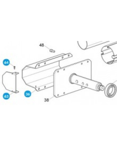 Основание блока управления ZL37 Came 319149 в Благовещенске Запчасти для шлагбаумов и автоматики Pintop.ru