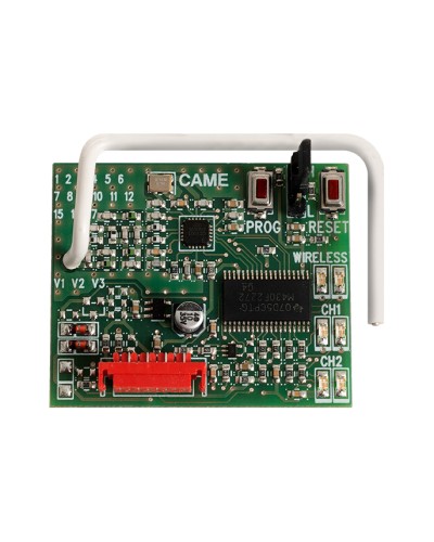 Встраиваемая плата радиоканала для беспроводных устройств системы RIO v2.0 Came RIOCN8WS в Благовещенске Устройства радиоуправления для шлагбаумов и автоматики Pintop.ru