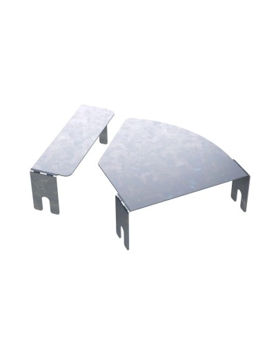 Крышка на горизонтальный изменяемый угол СРО 0-45град. 100, 1,2 мм DKC (SKVN100) в Благовещенске Аксессуары для лотков Pintop.ru