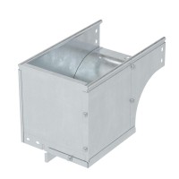 Угол CDSD 90 вертикальный внеш. переходник прав. осн.200 H50 горячеоцинкованный DKC 37504KHDZ