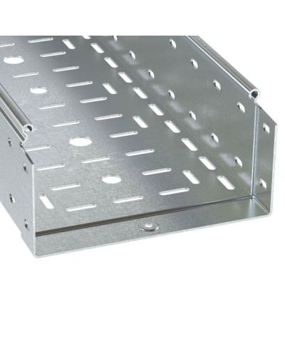 Лоток перфорированный 100х100 L 3000 толщ. 1,2 мм, цинк-ламельный DKC (3534112ZL) в Благовещенске Кабельные лотки Pintop.ru