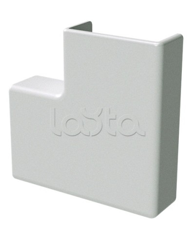 Угол плоский белый 22x10 DKC (00407R) в Благовещенске Аксессуары для кабель-канала Pintop.ru