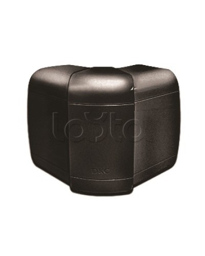 Угол внешний 110х50 мм, измен. черный DKC 01052A в Благовещенске Аксессуары для лотков Pintop.ru