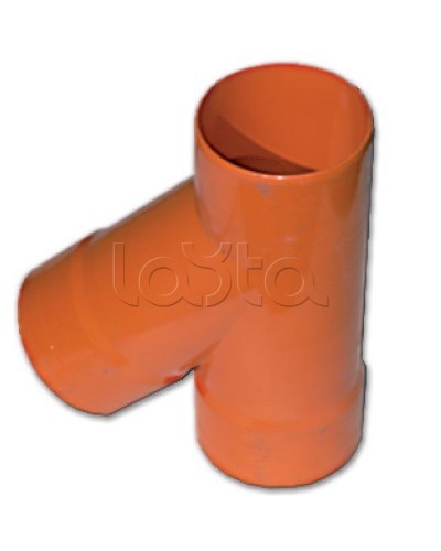 Тройник для двустенных труб одного диаметра ф63мм, 45°, полипропилен DKC 019063 в Благовещенске Повороты, муфты, тройники Pintop.ru