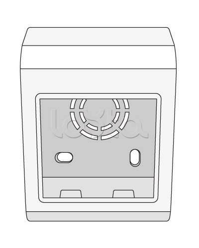 Коробка монтажная под 2 модуля VIVA PDD DKC 10033 в Благовещенске Аксессуары для кабель-канала Pintop.ru
